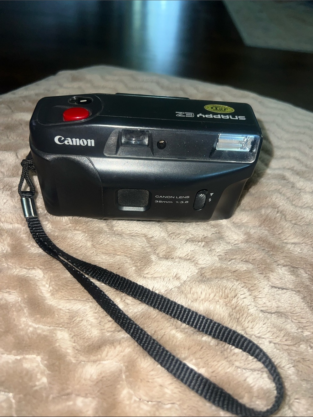 Canon Black Compact 35mm Point & Shoot Camera, vintage Snappy EZ